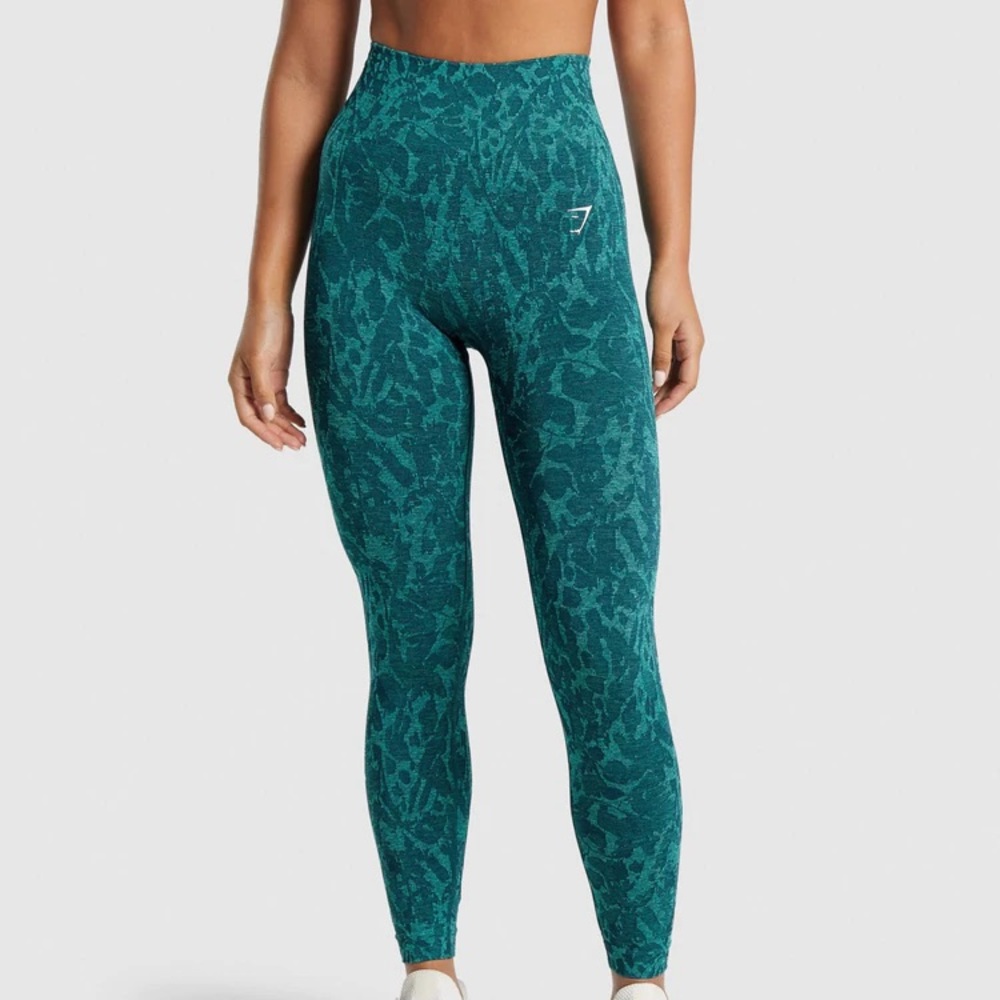 Gymshark butterfly teal leggings